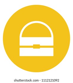 Hand Bag Flat Colored Icon