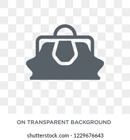 Hand bag icon. Hand bag design concept from  collection. Simple element vector illustration on transparent background.