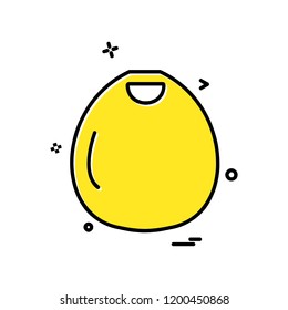 Hand bag icon design vector 