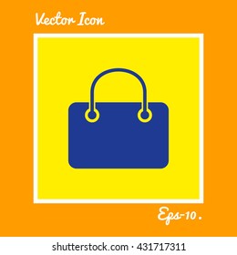 Hand Bag Icon. Eps-10.