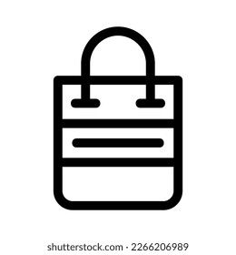 hand bag icon or logo isolated sign symbol vector illustration - high quality black style vector icons
