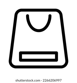 icono del bolso de mano o logotipo símbolo de signo aislado ilustración del vector - iconos vectoriales de estilo negro de alta calidad
