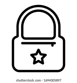 Hand bag icon outline vector design