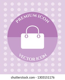 Hand Bag Icon for Web. Application, Software & Graphic Design.
