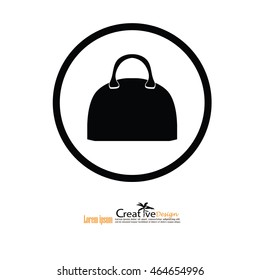 hand bag icon.vector illustratiion.