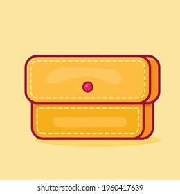 ilustración vectorial de caricatura aislada de bolso de mano 