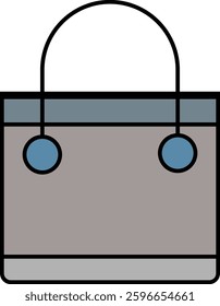hand bag vector design icon illustration