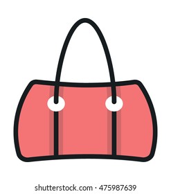 Hand Bag Vector Icon