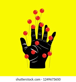 hand ballon fly