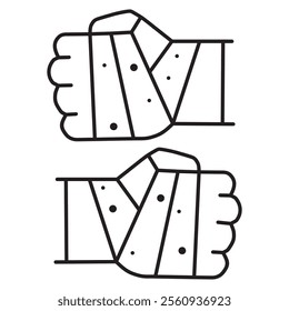 hand bandage icon vector design