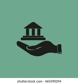  Hand and bank building. 
