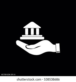  Hand and bank building. 