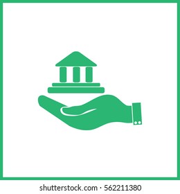  Hand and bank building. 