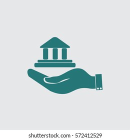 Hand and bank building. 