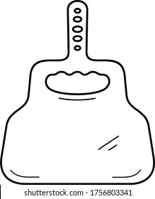 Handgrillkohlegebläse. Vektorsymbol.