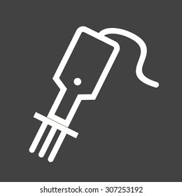 Hand, beater, icon vector image.Can also be used for home electronics and appliances. Suitable for mobile apps, web apps and print media.