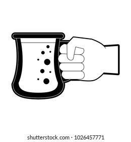 Hand with beer