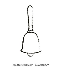Hand bell isolated