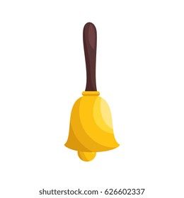 Hand bell isolated