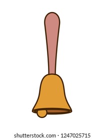 hand bell isolated icon