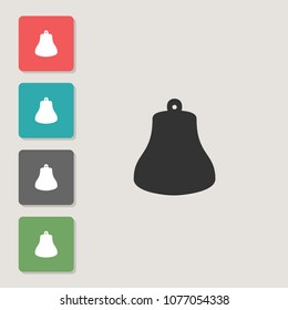 Hand bell - vector icon. Symbol for web, infographics, print design and mobile UX/UI kit. Vector illustration, EPS10.