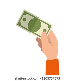 hand with bill dollar