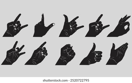 hand black and with simple.