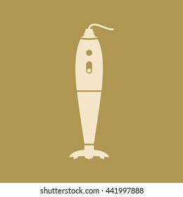 Hand Blender Icon. 