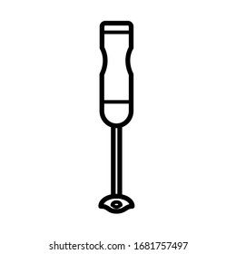 hand blender icon design vector template