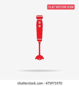 Hand blender icon. Vector concept illustration for design.