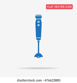 Hand blender icon. Vector concept illustration for design.