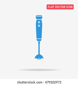 Hand blender icon. Vector concept illustration for design.
