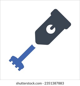 Hand blender icon, Vector Graphics