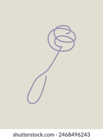 Vektorgrafik-Design der Handmixer-Linie