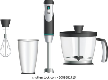 Hand blender modern cooking gadget