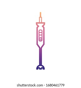 Hand Blender Nolan Symbol. Einfache dünne Linie, Vektorillustration der Symbole von Einheiten für ui und ux, Website oder mobile Anwendungen