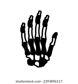 Hand Bone icon in vector. Logotype