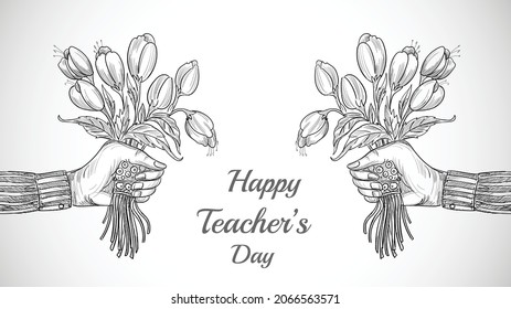 4,269 Teachers day sketches Images, Stock Photos & Vectors | Shutterstock