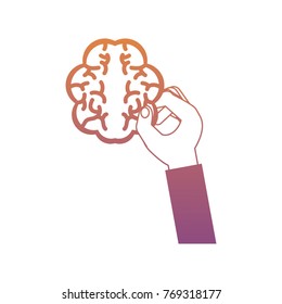 hand with brain icon