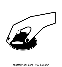 Hand with bread
