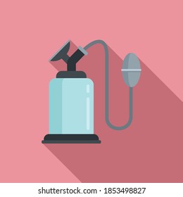 Hand breast pump icon. Flat illustration of hand breast pump vector icon for web design