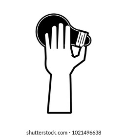 Hand with bulb