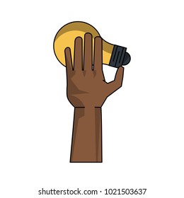 Hand with bulb