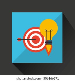 hand business growth tag strategy market vector illustration eps 10