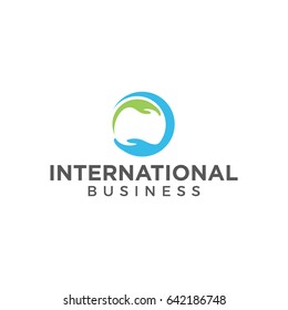 hand business logo icon vector template
