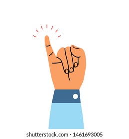 Hand business Making a Promise