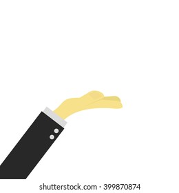 hand of  business  man