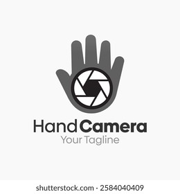 Hand Camera Logo Design Template. Good for Business, Agency, Community and Organization