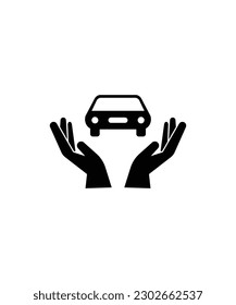 con el icono del coche, el mejor icono plano del vector.