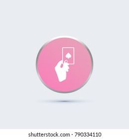 hand with card icon